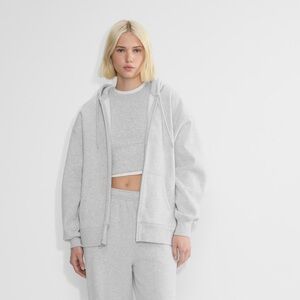 TNA COZY FLEECE BOYFRIEND ZIP HOODIE